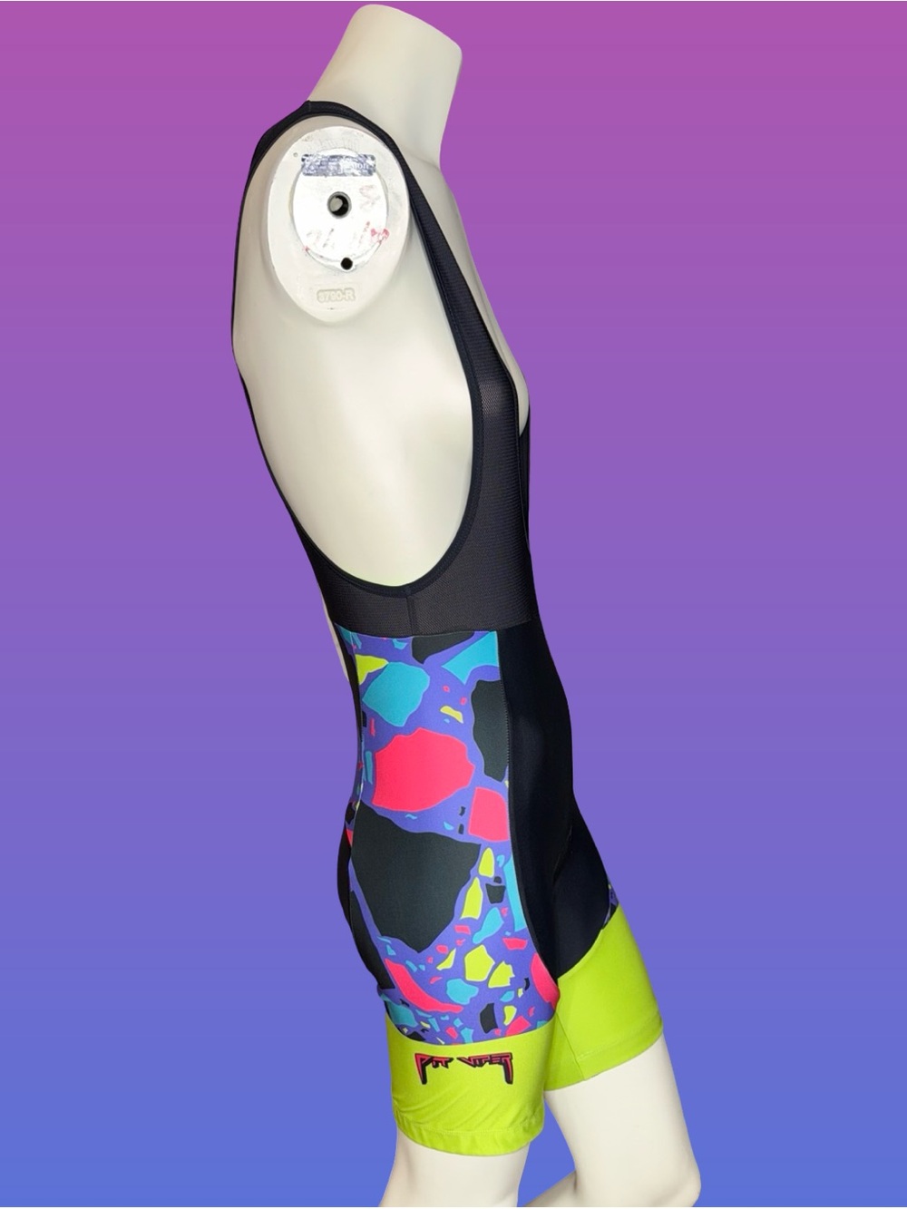 The Heavy Pedal x Pit Viper "Grand Prix" Cycling Bib Shorts Womens Size L